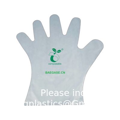 100% composteerbare handschoenen, cornstarchgloves, foodservice wegwerphandschoenen, foodprep kookhandschoenen, milieuvriendelijk
