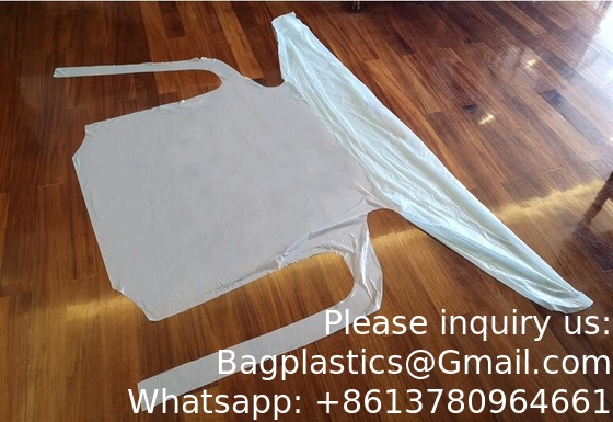 CPE-jurk, PLASTISCHE MEDICINE EENmalige voorhemden voor artsen, BIOHARZARD APRON, CHIRURGISCHE APRON, LOGO