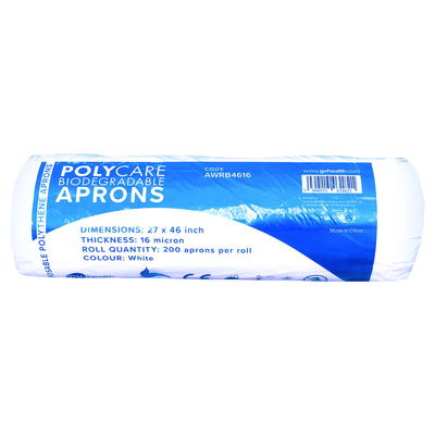 Maïszetmeel schort, duurzaam schort, aangepaste PLA PBAT Maïszetmeel 100% biologisch afbreekbaar en composteerbaar schort