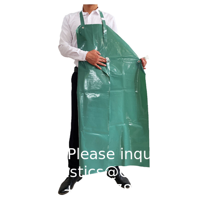 Hoogwaardig oliebestendige waterdichte TPU-slagersschort met verstelbare band Unisex-slagersschort voor picknicks