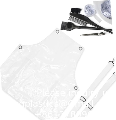 Barber voorschoen Werk voorschoen voor vrouwen Duidelijk voorschoon Sarong voor vrouwen Keuken voorschoon Kook voorschoon Kapper voorschoon Haar