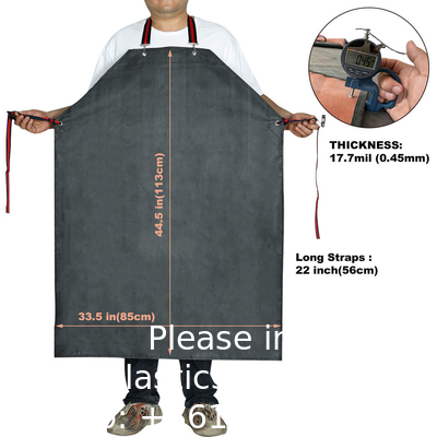 Groothandel Gepersonaliseerde grootte Chemisch bestand schort zwaar werk industrie waterdicht dik rubber Neopreen schort