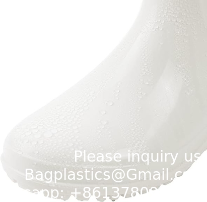 Anti-slip outdoor werk rubberen laarzen hoge hakken standaard Custom logo waterdicht mannen vrouwen pvc regen laarzen visserslaarzen