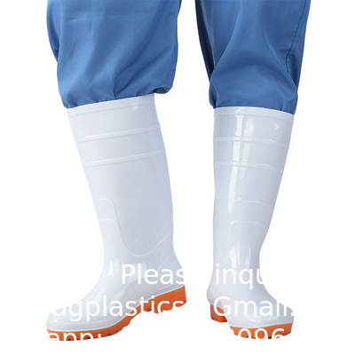 Anti-slip outdoor werk rubberen laarzen hoge hakken standaard Custom logo waterdicht mannen vrouwen pvc regen laarzen visserslaarzen