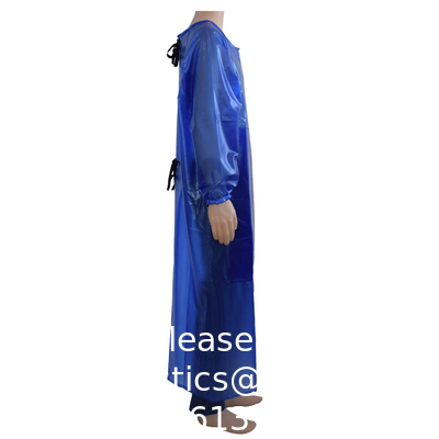 Eco-vriendelijke waterdichte lange mouwen beschermende overalls Custom PVC/TPU schort Eco-vriendelijke voedselverwerkende schort
