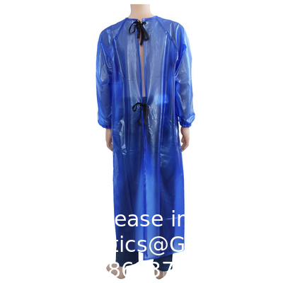 Eco-vriendelijke waterdichte lange mouwen beschermende overalls Custom PVC/TPU schort Eco-vriendelijke voedselverwerkende schort