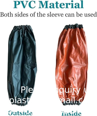 PVC-armsleeves, waterdicht, oliebestendig, beschermingsarmoverhemden met elastische manchetten