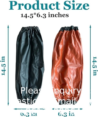 PVC-armsleeves, waterdicht, oliebestendig, beschermingsarmoverhemden met elastische manchetten