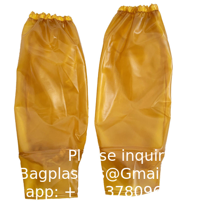 PVC-armsleeves, waterdicht, oliebestendig, beschermingsarmoverhemden met elastische manchetten