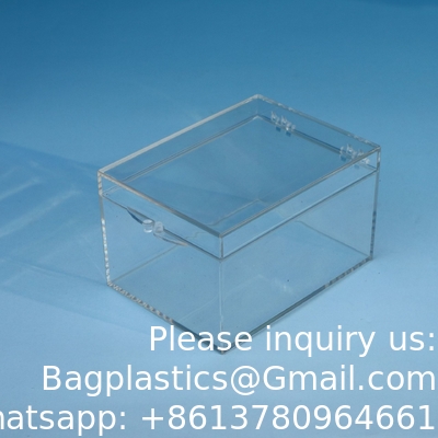 Acryl doos Custom Clear Plexiglass Acrylic Display 5 Side Box Schuifdeksel Poke Poke Mon Card Booster Display