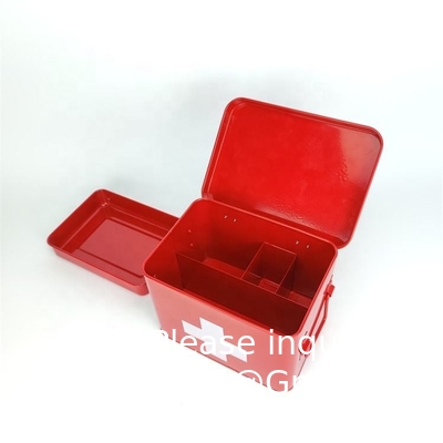 Metalen EHBO-opslagdoos EHBO-kit Medische opslagdoos Medische tin, Metalen medische opslagdoos