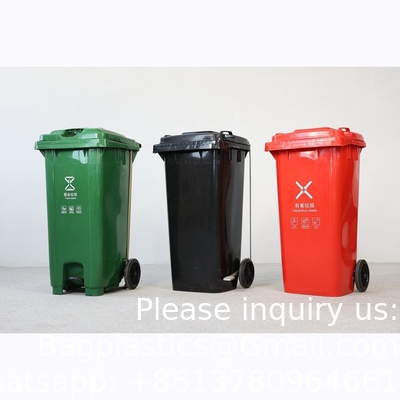 Ziekenhuis vuilnisbak biogevaarlijke wielenbak Plastic Products Hdpe Gevaarlijke afvalcontainers Biogevaarlijke vuilnisbakken