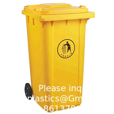 Ziekenhuis vuilnisbak biogevaarlijke wielenbak Plastic Products Hdpe Gevaarlijke afvalcontainers Biogevaarlijke vuilnisbakken