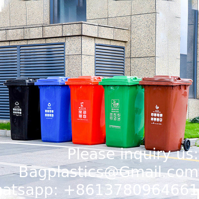 Vuilnisbak Wheelie Garbage Storage Bucket Recycle Waste Bins Dustbin Large Size Garbage Wheelie Bins Garbage Can voor buiten