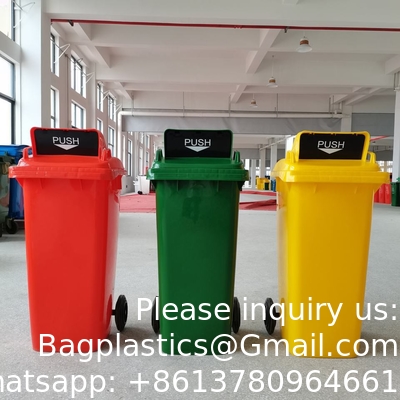 vuilnisbak grote pedaal binnen/buiten vuilnisbakken plastic vuilnisbakken medisch ziekenhuis kliniek afval recycling compostbakken