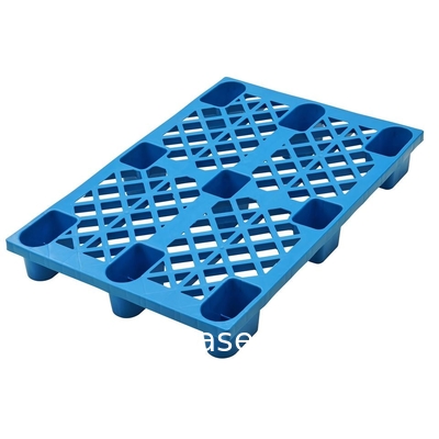 1200*1000 Industriële drie-skids pallets zware Euro HDPE grote stapelbare vierweg aanpassen plastic pallet