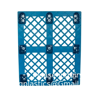 1200*1000 Industriële drie-skids pallets zware Euro HDPE grote stapelbare vierweg aanpassen plastic pallet
