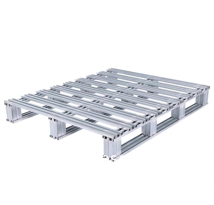Gegalvaniseerde afgewerkte stalen pallet, uniform vloer statische capaciteit 8000 lb, uniform vork dynamische capaciteit 4000 lb
