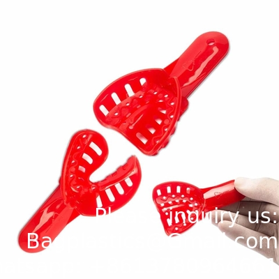 Implant Impressor Tray Pedo Volwassenen Buikspieren Tanden Orthodontische Tray Tandheelkundige Kleurrijke Plastic Impressor Trays
