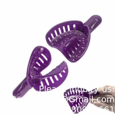 Implant Impressor Tray Pedo Volwassenen Buikspieren Tanden Orthodontische Tray Tandheelkundige Kleurrijke Plastic Impressor Trays