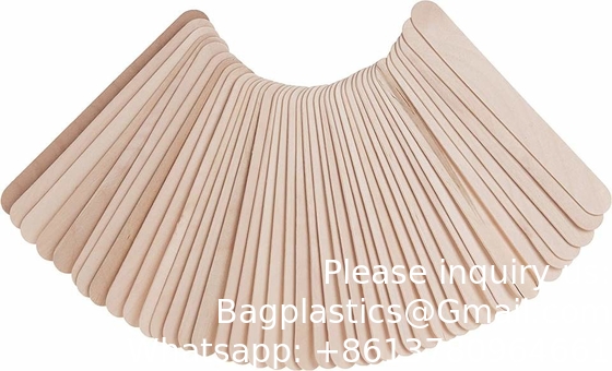 Goedkope medisch gebruik Tong depressors gekleurd wegwerp 6 inch niet-steriele bulk houten tong depressor
