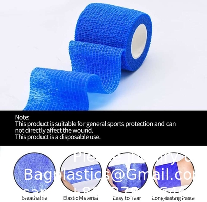 Kinesiologie Elastiek Athletic Crepe Sport Tape Desinfectie Huidkleur Huisdierverband Cohëntief Zelfklevend Verband