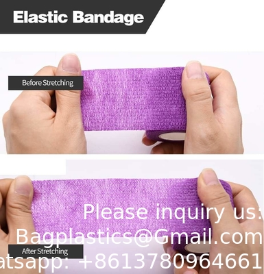 Kinesiologie Elastiek Athletic Crepe Sport Tape Desinfectie Huidkleur Huisdierverband Cohëntief Zelfklevend Verband
