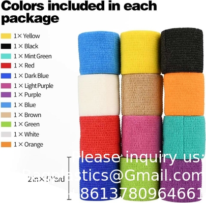 Kinesiologie Elastiek Athletic Crepe Sport Tape Desinfectie Huidkleur Huisdierverband Cohëntief Zelfklevend Verband