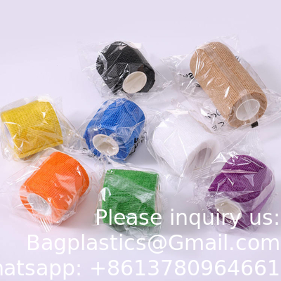 Kinesiologie Elastiek Athletic Crepe Sport Tape Desinfectie Huidkleur Huisdierverband Cohëntief Zelfklevend Verband