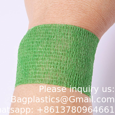 Kinesiologie Elastiek Athletic Crepe Sport Tape Desinfectie Huidkleur Huisdierverband Cohëntief Zelfklevend Verband