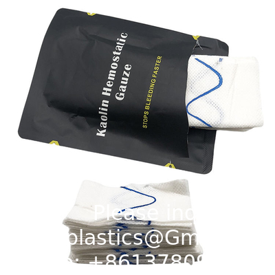Vacuumpakket gaas Eerste Hulp buiten Wond aseptische behandeling Overleving Kaolien Hemostatische gaas
