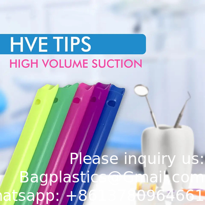 Hoog volume evacuator HVE tips 1000 HVE zuig tips tandheelkundige wegwerp geventileerde evacuator tips