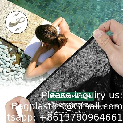 Eenmalig spa-body wrap sauna badrok verstelbare badjas ademende jurken voor vrouwen schoonheidssalon, zonnebaden, tatoeage