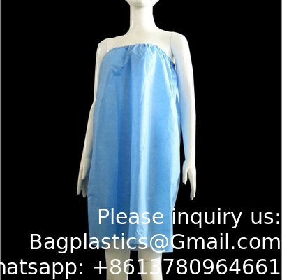 Spa Sarong Massagekleed PP Wegwerp badjas Badjurk zonder riemen Voor Spa schoonheid sauna
