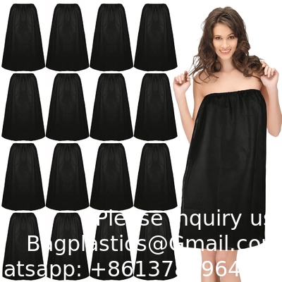 Spa Sarong Massagekleed PP Wegwerp badjas Badjurk zonder riemen Voor Spa schoonheid sauna