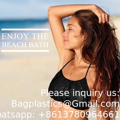 Hotel Beach BH OEM Hoogwaardige One-Piece BH Zwarte schouderbanden Vrouwen Sexy Wegwerp Spa BHs