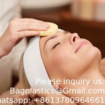 Wegwerpbare Spa Elastische hoofdbanden Stretch Niet-geweven vrouwen Gezichtshoofdband Zacht huidverzorging Haarband met handig