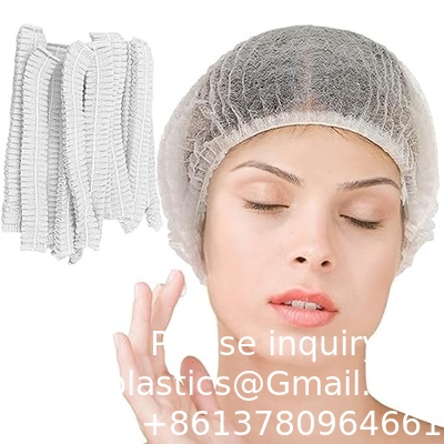 Bouffant Caps Wegwerp Douche Cap Custom Hotel Amenity Bad Spa Hair Cap Waterdicht Wegwerp Witte Hoofd Cap