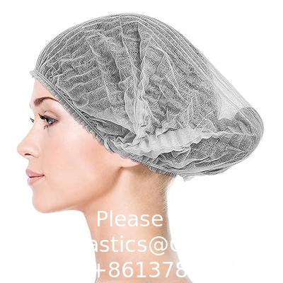 Bouffant Caps Wegwerp Douche Cap Custom Hotel Amenity Bad Spa Hair Cap Waterdicht Wegwerp Witte Hoofd Cap