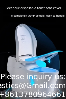 Eenmalige toiletstoelbedekking Flussable en biologisch afbreekbaar papier toiletstoelbedekking voor volwassenen kinderen, geweldig voor hotel