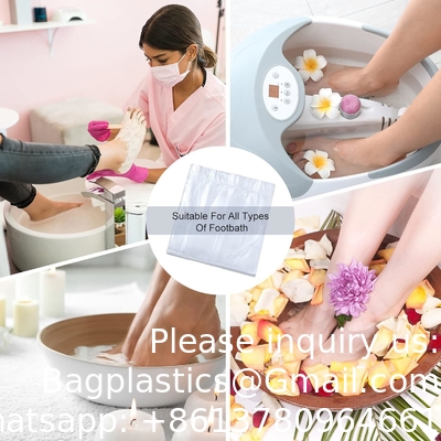 Eenmalige voetenbaden voetenbaden draagbare badkasten plastic pedicure spa tassen dunne grote voetenbaden voetenbaden eenmalige