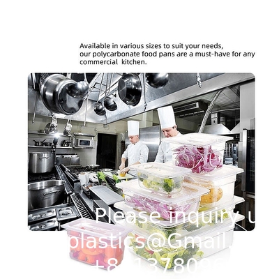 Commerciële apparatuur voor horeca en horeca Voedingsmiddelen Pan Restaurantenvoorzieningen Chafing Dish PC Gastronorm Pan Plastic Pan