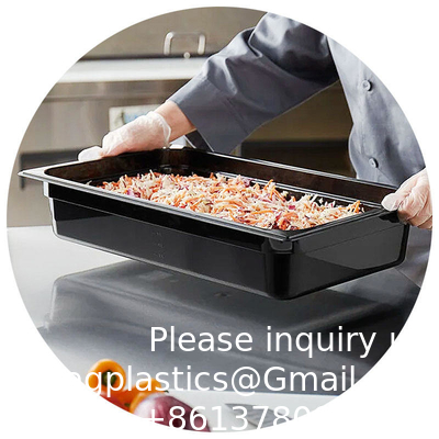 Persoonlijke grootte Commerciële horeca-apparatuur Hotel restaurant benodigdheden Scheren schotel PC Plastic Gastronorm container