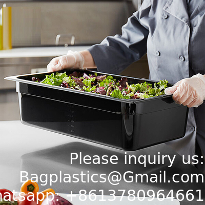 Persoonlijke grootte Commerciële horeca-apparatuur Hotel restaurant benodigdheden Scheren schotel PC Plastic Gastronorm container