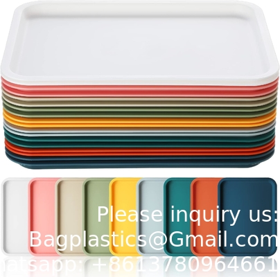 Plastic Fast Food Trays Bulk Restaurant Serving Trays Cafeteria Trays Grill Tray School Lunch Trays Rechthoekig