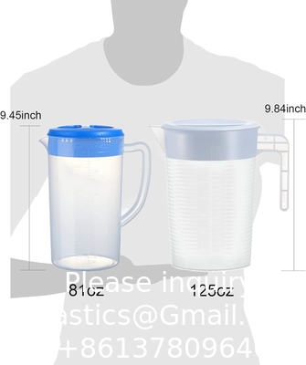 Restaurantbenodigdheden, keukenbenodigdheden, hotelbenodigdheden, waterkarafe met deksel 1.8L waterpot Plastic pitcher