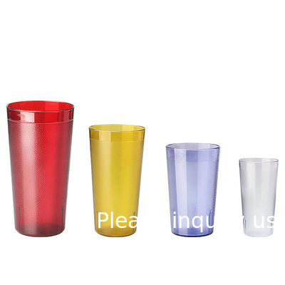 Fabrieksprijs Hoogwaardige Tumbler Cups In Bulk Juice Beverage Glassen Drinken Plastic herbruikbare cups