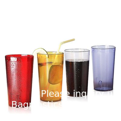 Fabrieksprijs Hoogwaardige Tumbler Cups In Bulk Juice Beverage Glassen Drinken Plastic herbruikbare cups