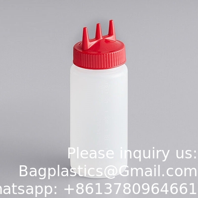 Geurenflessen voor vloeistoffen voor siroop, ketchup, sauzen, dressing, olie, honingflessen