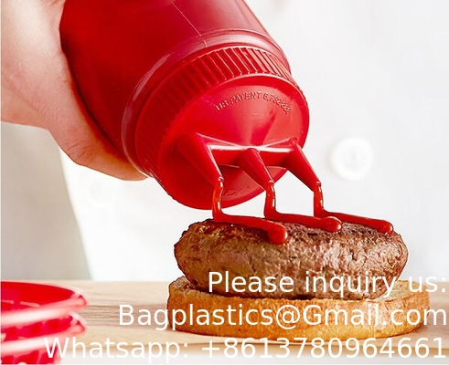 Geurenflessen voor vloeistoffen voor siroop, ketchup, sauzen, dressing, olie, honingflessen